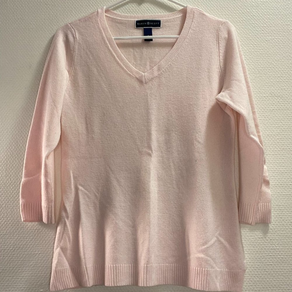 Pink Karen Scott sweater